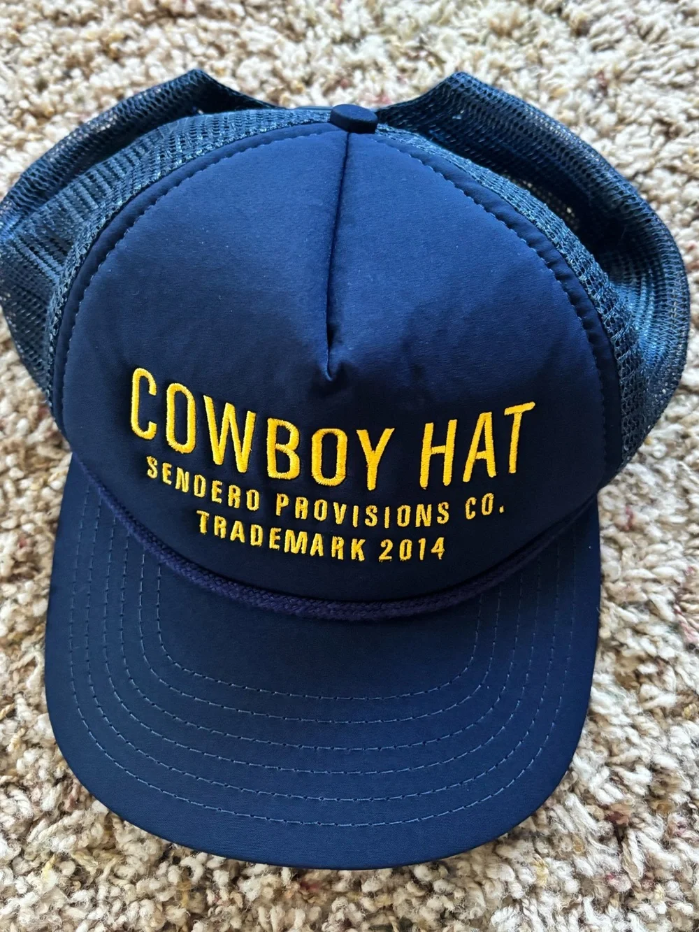 Navy Cowboy Hat